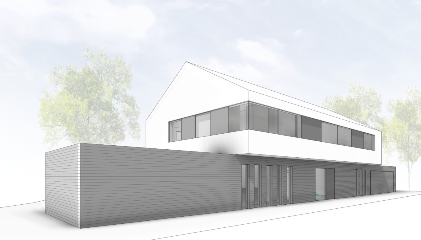 modernes Einfamilienhaus
