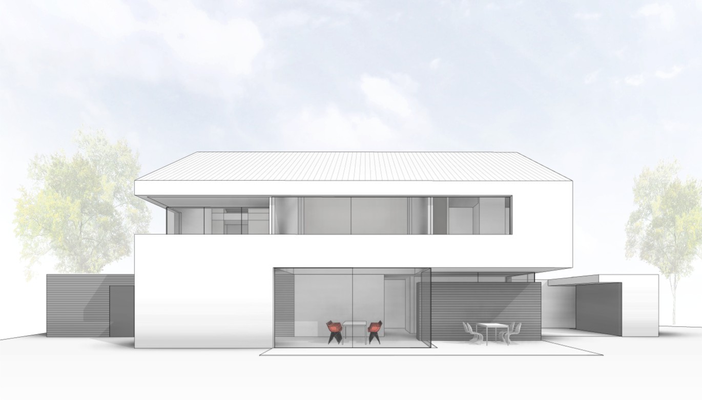 modernes Einfamilienhaus