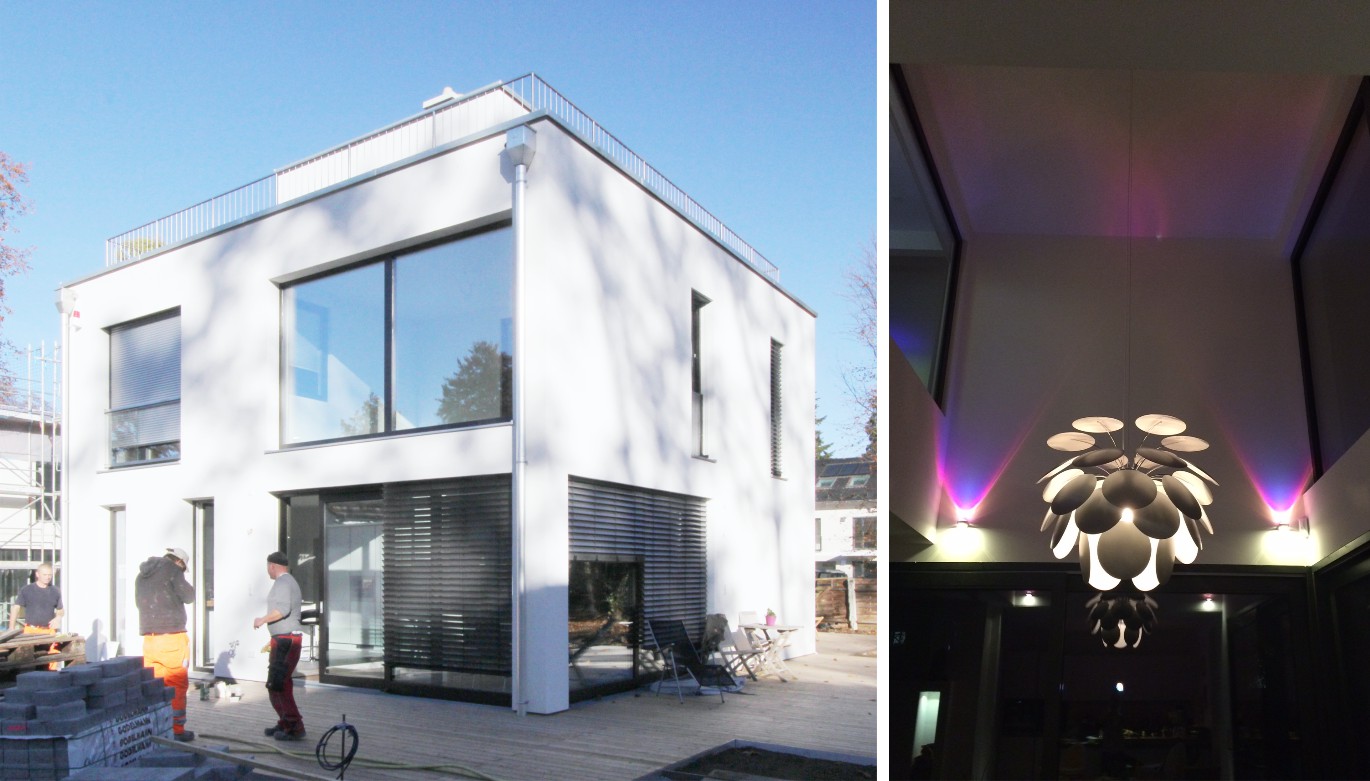 Einfamilienhaus München Baldham - Lichtplanung - Innenarchitektur - Möbeldesign