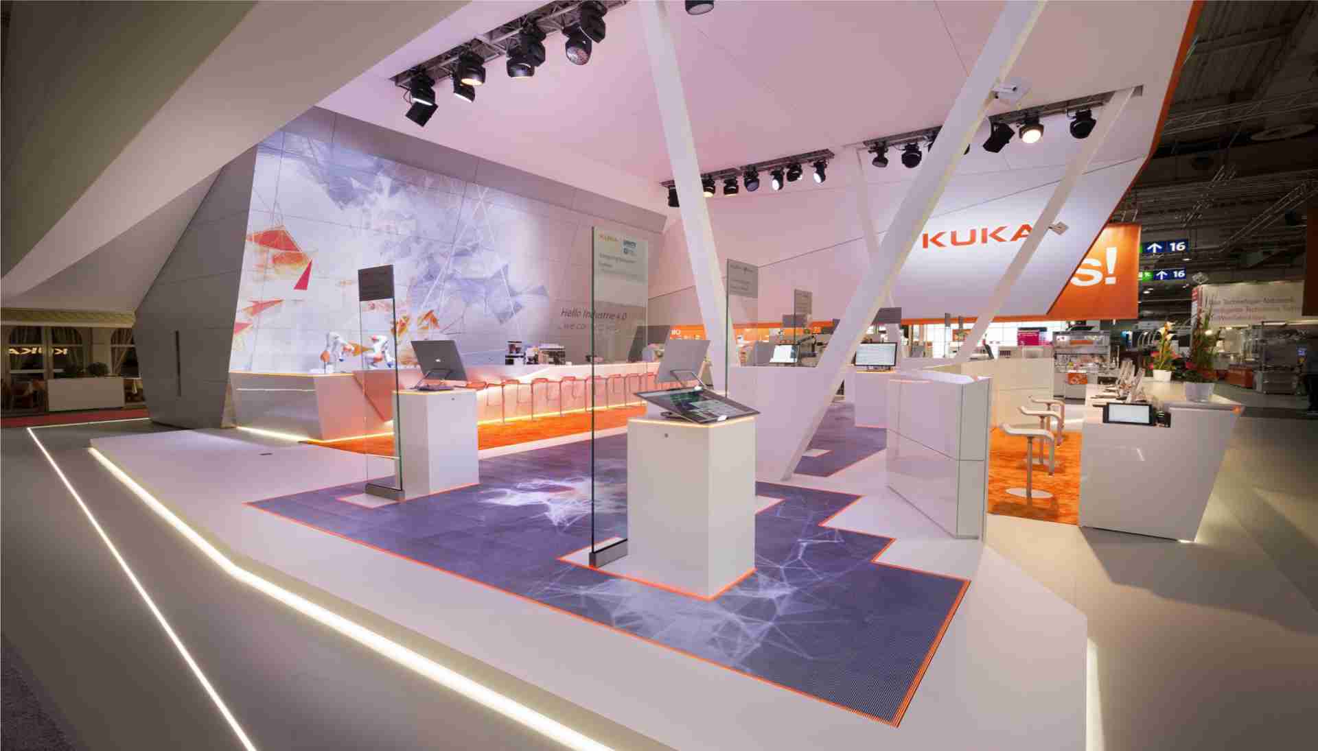 Messestand HMI, Architekt, München, Messedesign