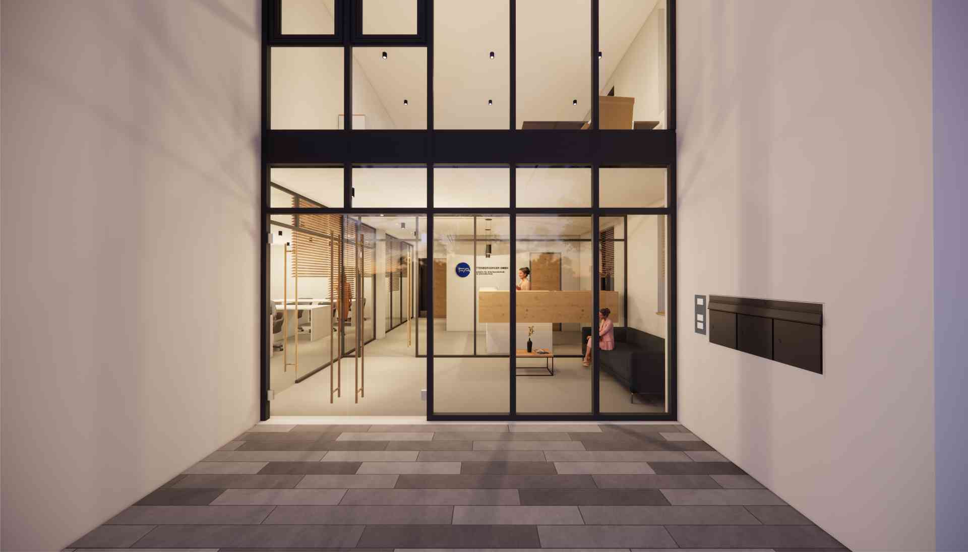 Neubau und Umbau Büro-/Gewerbeobjekt in Passau