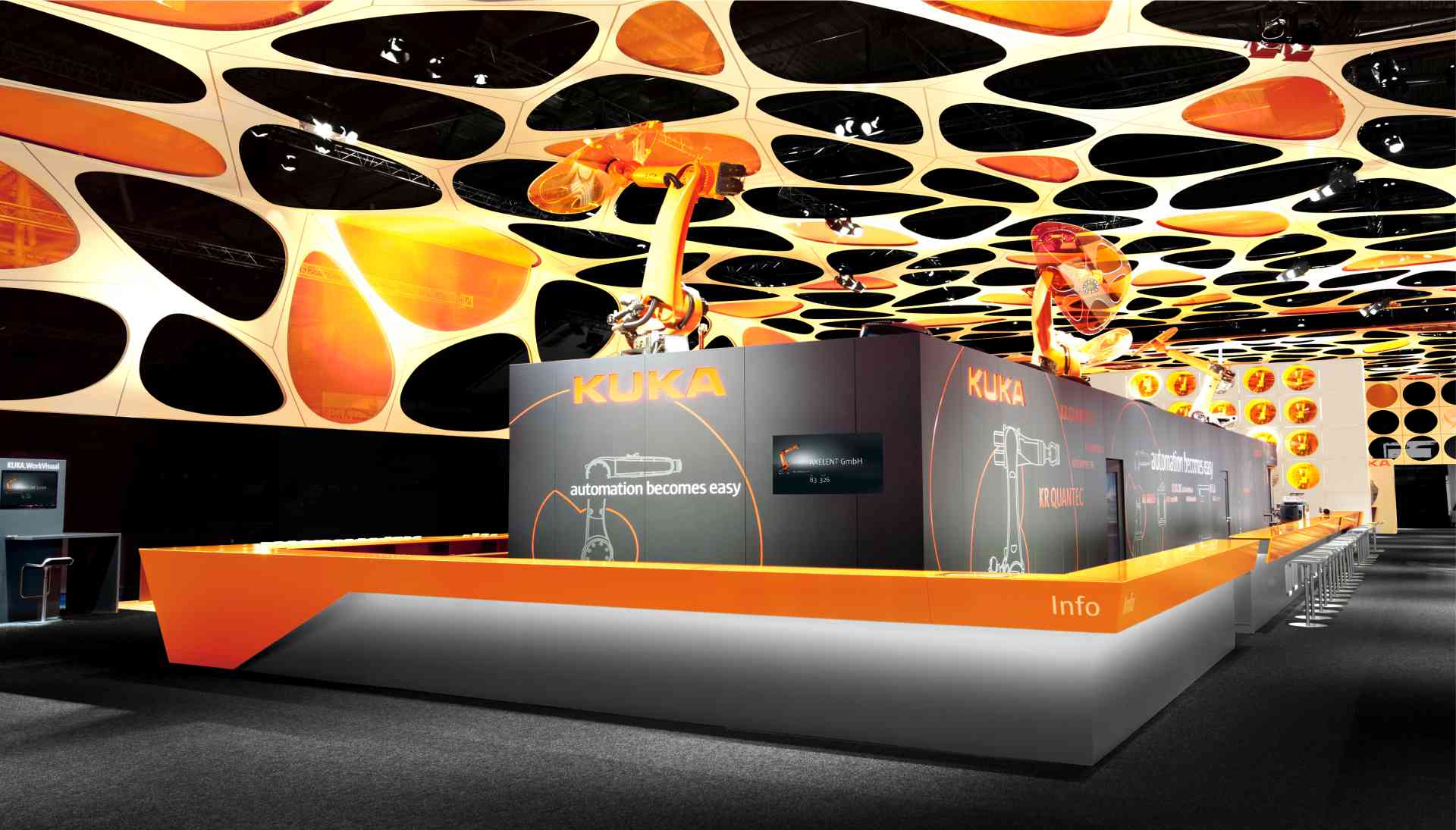 Messestand KUKA, Automatica, 2012