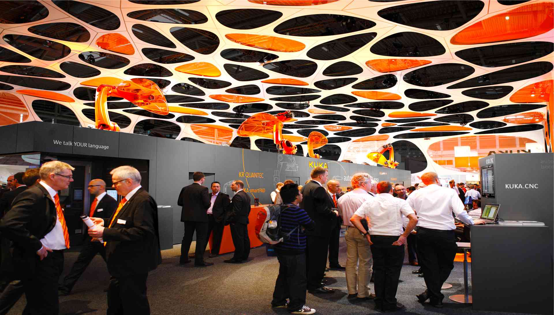 Messestand KUKA, Automatica, 2012