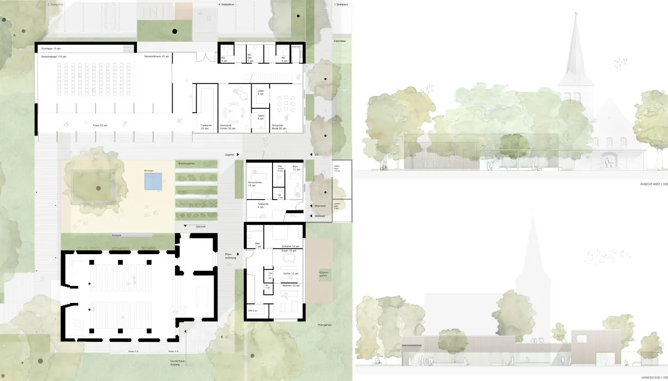 Gemeindezentrum der Heilandskirche – BWP Architekten – Projektansicht 2