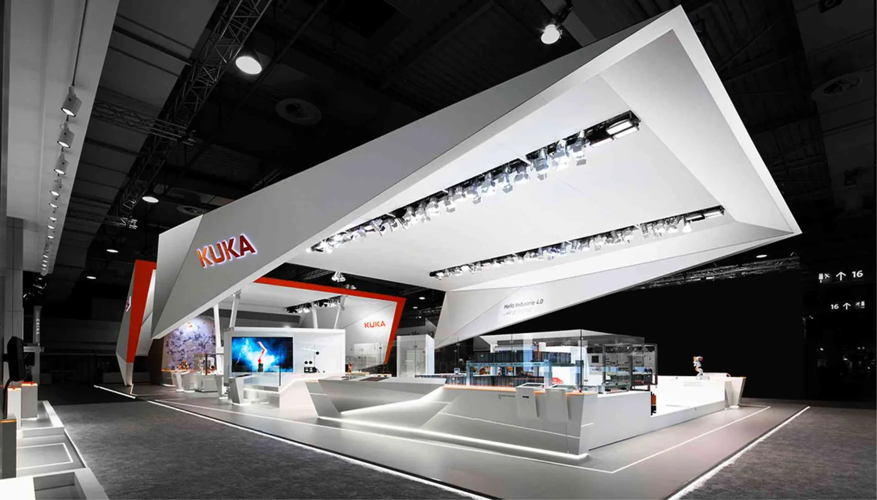 KUKA Messestand auf der Hannover Messe – BWP Architekten – Projektansicht 10