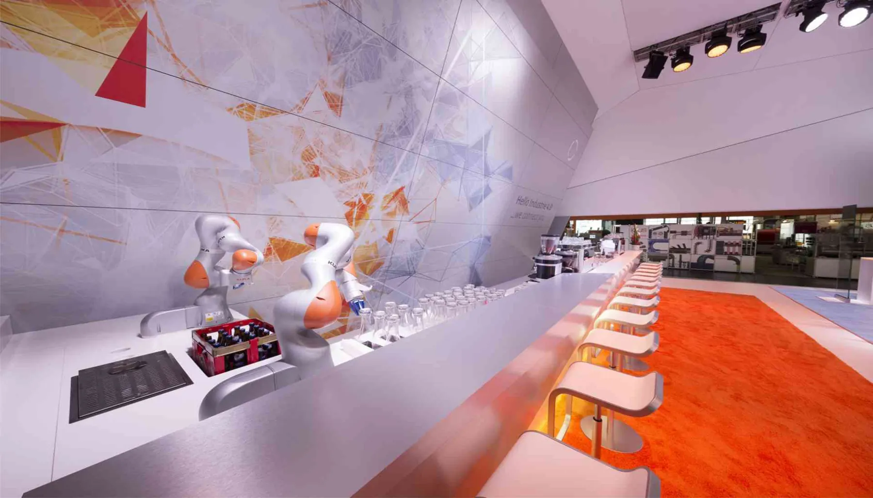 KUKA Messestand auf der Hannover Messe – BWP Architekten – Projektansicht 2