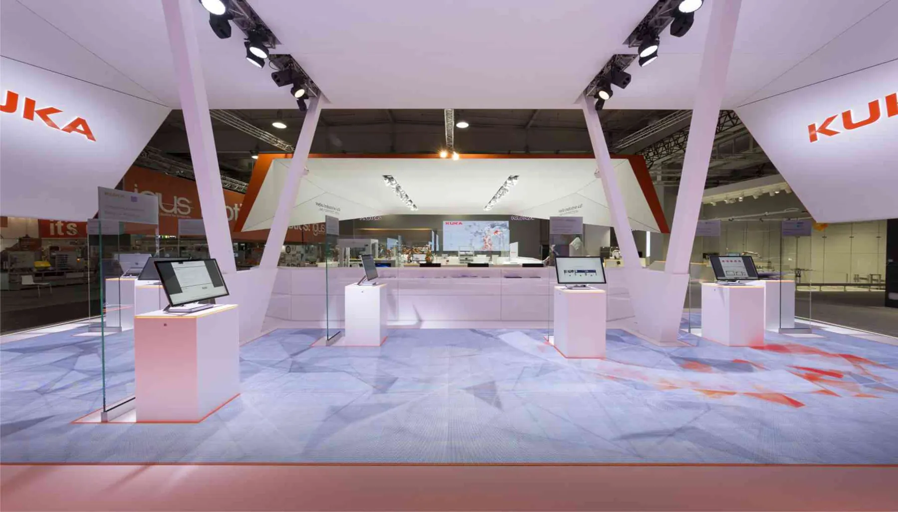 KUKA Messestand auf der Hannover Messe – BWP Architekten – Projektansicht 4