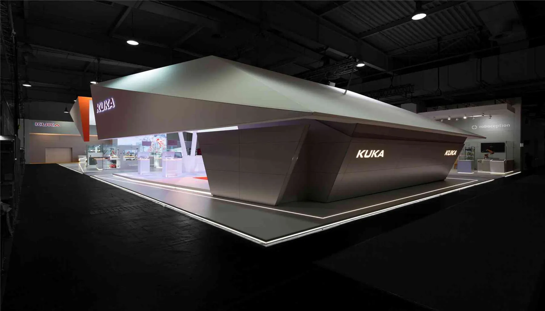 KUKA Messestand auf der Hannover Messe – BWP Architekten – Projektansicht 5