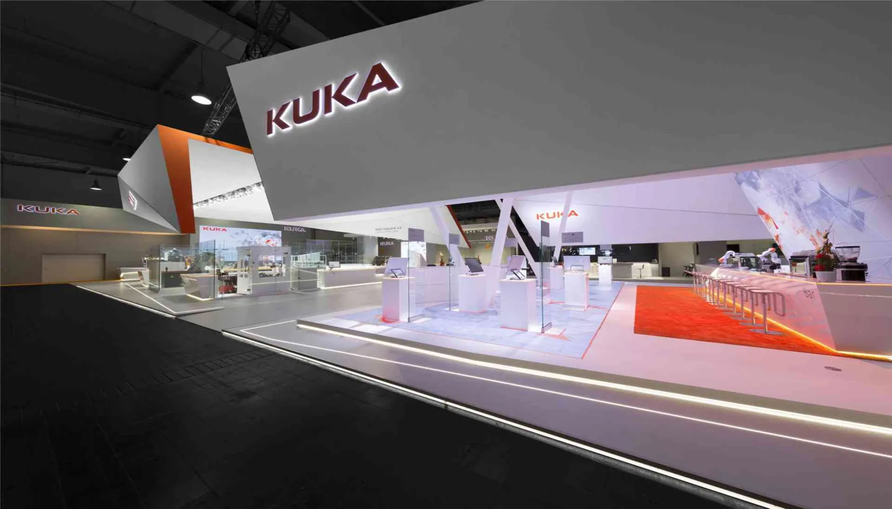 KUKA Messestand auf der Hannover Messe – BWP Architekten – Projektansicht 6